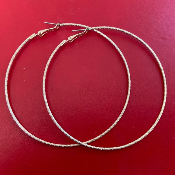 Rue21 Pack of 3 Gold/Silver Hoops - Picture 2 of 3